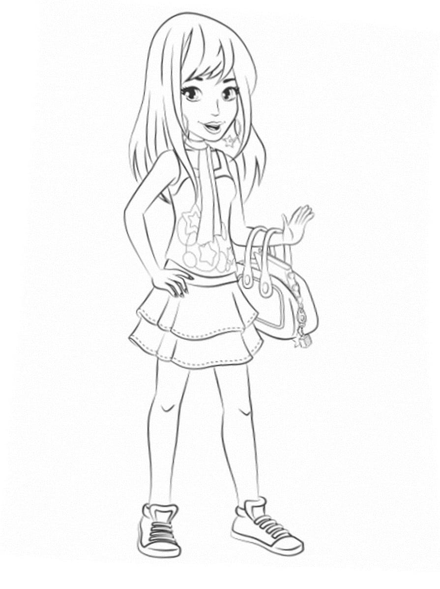 Lego friends coloring pages