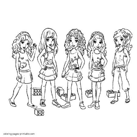 Lego friends coloring pages lego friends coloring pages to print printable free
