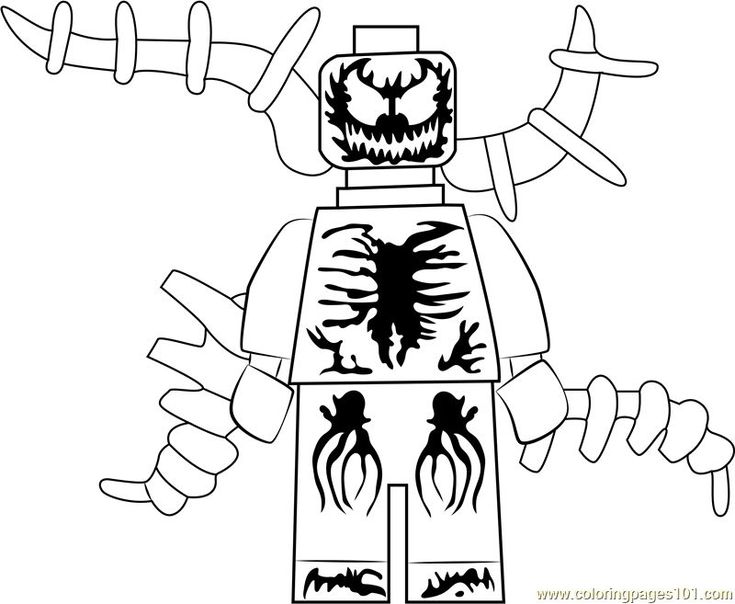 Lego coloring pages pdf for kids