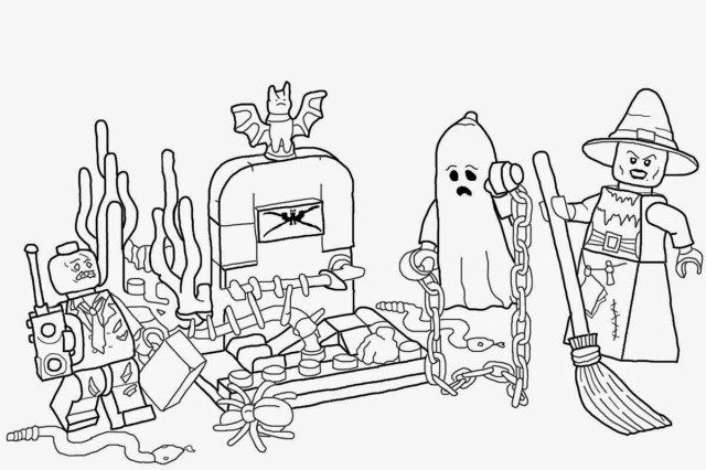 Explore the world of lego with these awesome coloring pages