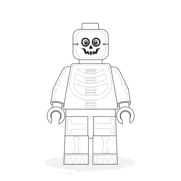 Brickmonsters halloween â colouring sheets â