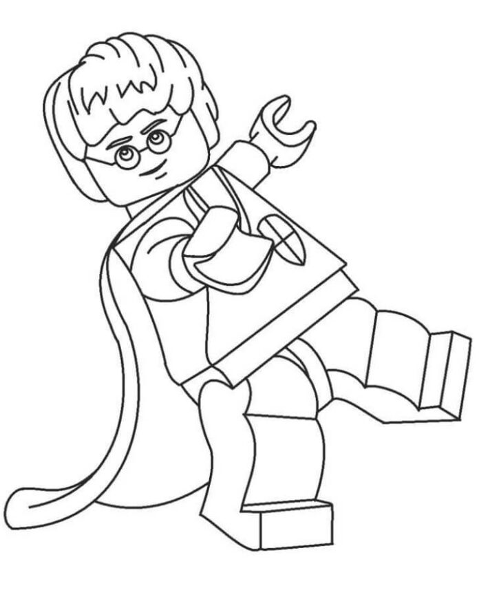 Lego harry potter coloring book for kids to print and online