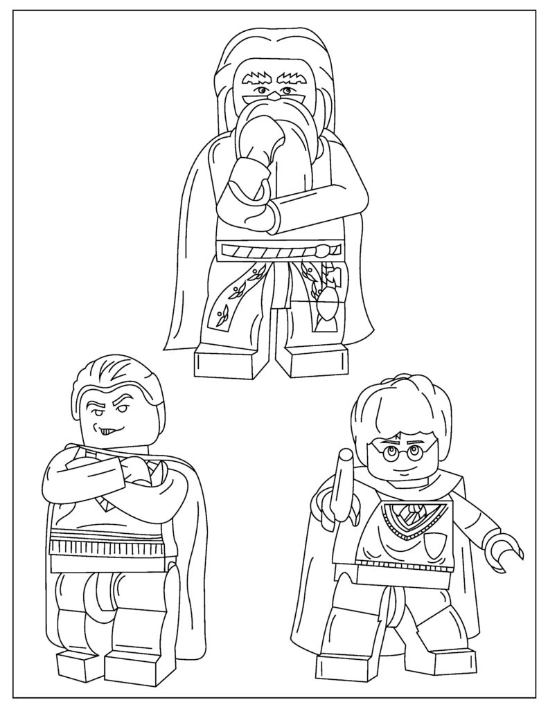 Free harry potter coloring pages for download printable pdf