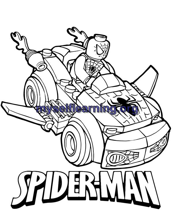 Lego characters coloring sheet instant download