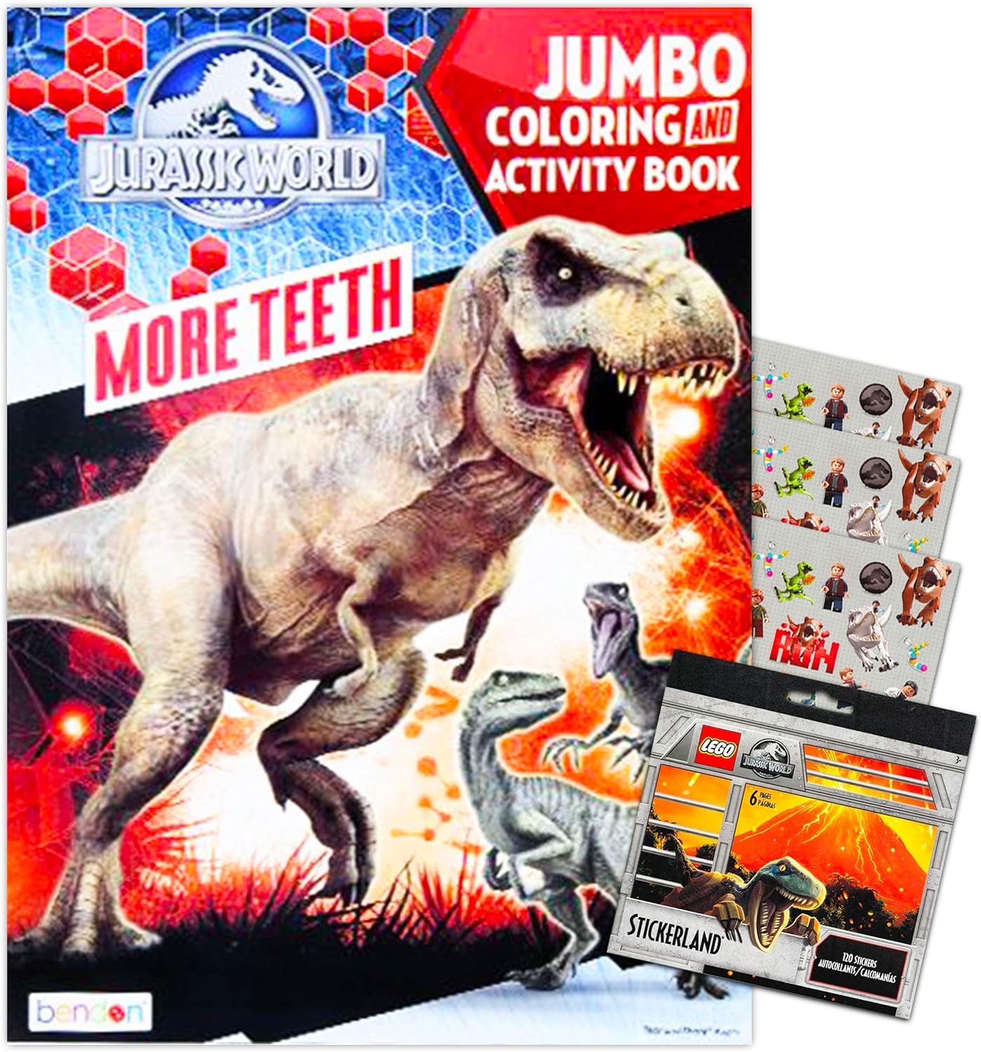 Dinosaur jurassic world activity book bundle