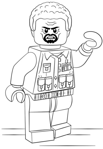 Lego aaron cash coloring page free printable coloring pages