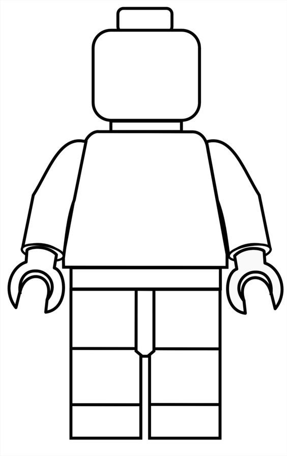 Free printable lego men