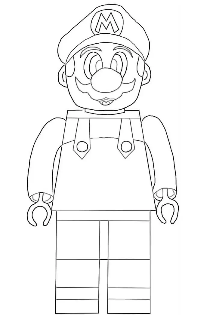 Lego super mario malvorlagen