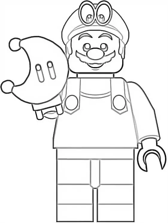 Cool lego mario fãrbung seite