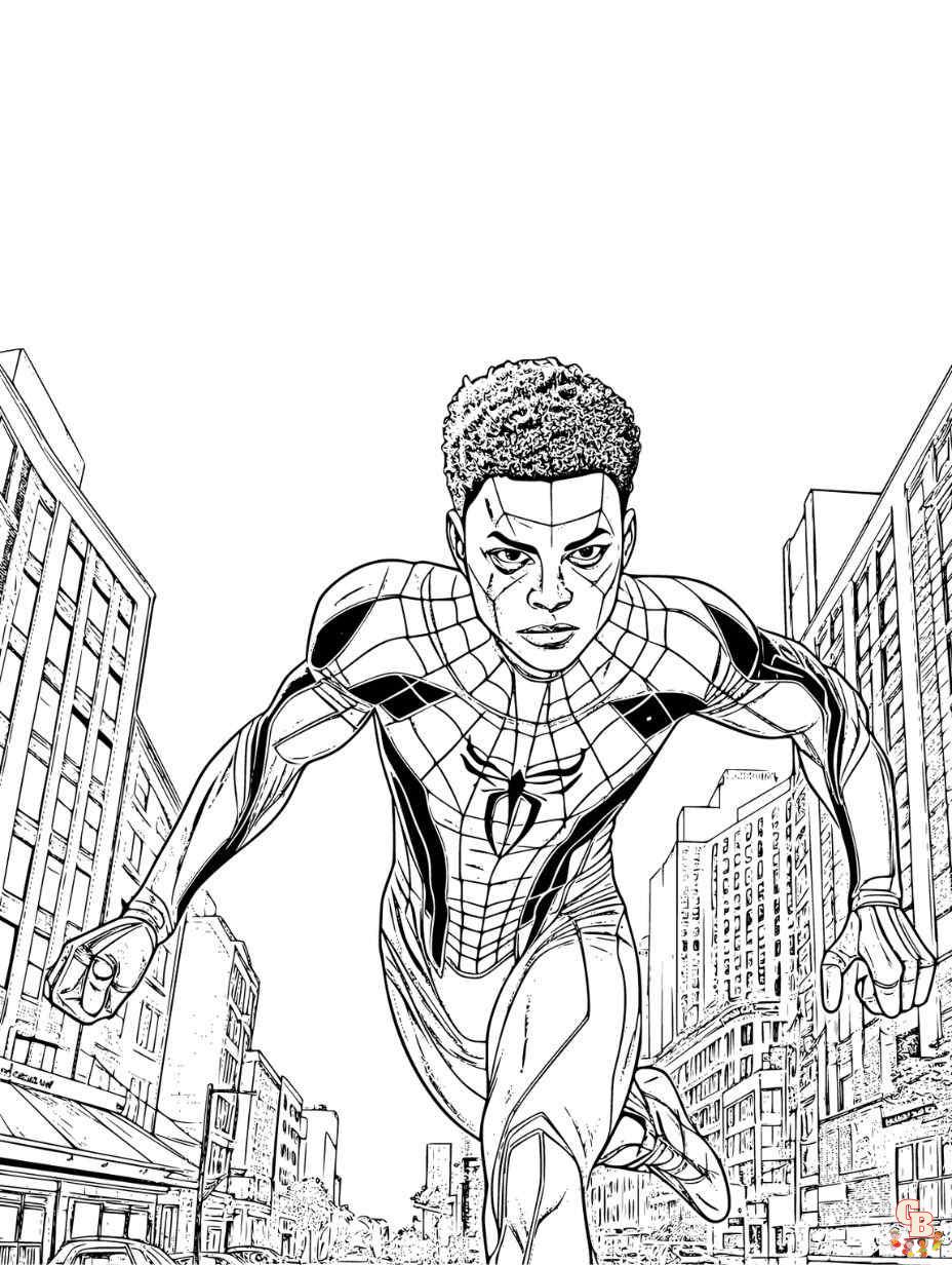 Explore our collection of printable spiderman coloring pages free