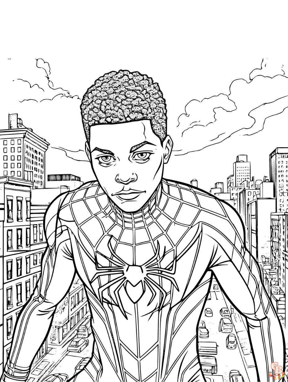 Explore our collection of printable spiderman coloring pages free