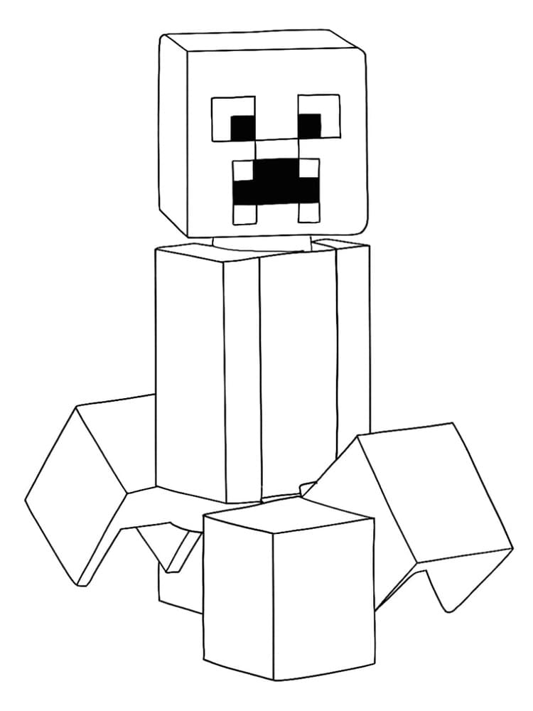 Lego minecraft creeper fãrbung seite