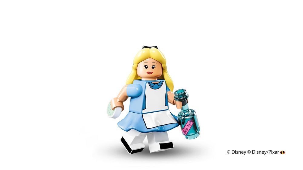 Free lego alice printable coloring page â
