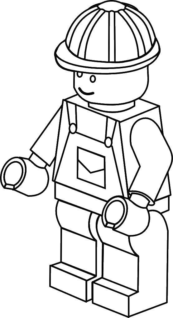 Online coloring pages builder coloring lego builder lego