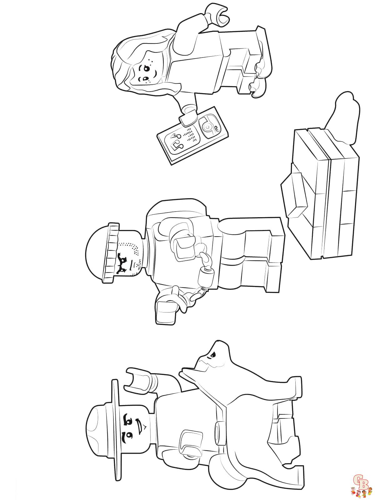 Get your free lego coloring pages
