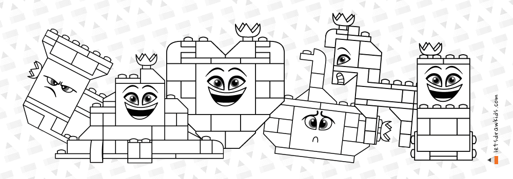 Printable coloring pages for kids step by step drawing instructions
