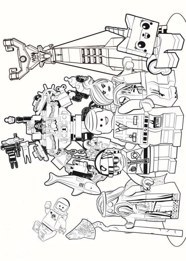 Printable coloring pages of lego movie â picture of the lego movie coloring pages for kids â theâ lego coloring pages lego movie coloring pages lego coloring