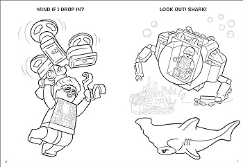 Lego city color the city coloring activity with crayons ameet publishing books