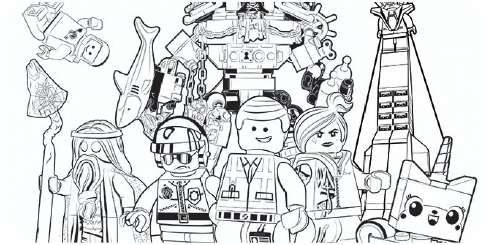 Get this printable the lego movie coloring pages online