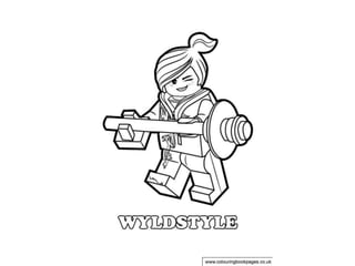 Lego movie colouring pages and kids colouring activities ppt