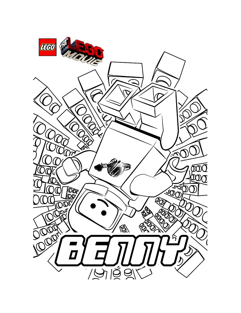 Lego great adventure coloring pages for kids