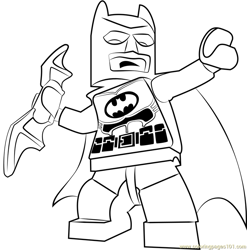 Lego batman coloring pages for kids