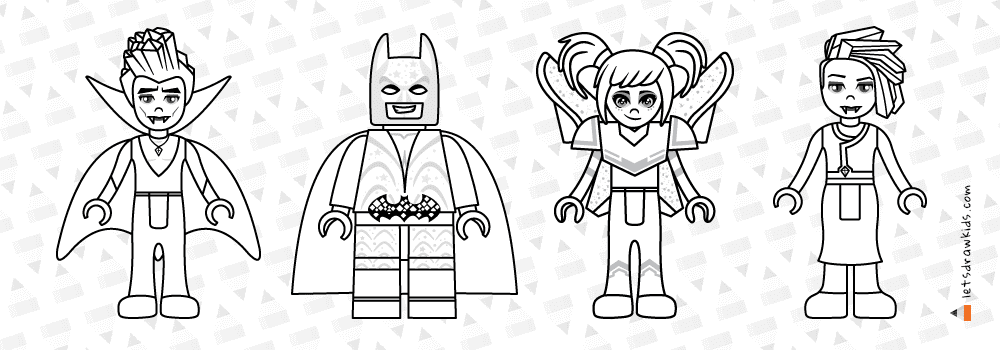 Printable coloring pages for kids step by step drawing instructions