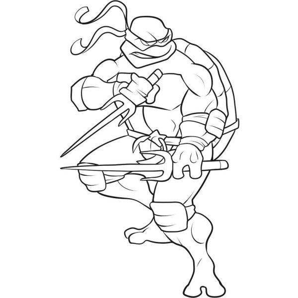 Teenage mutant ninja turtle coloring pages pdf