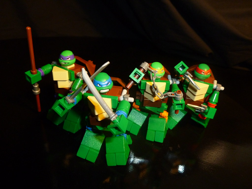 Teenage mutant ninja turtles lego midifigs teenage mutant â