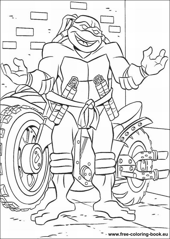 Coloring pages teenage mutant ninja turtles tmnt
