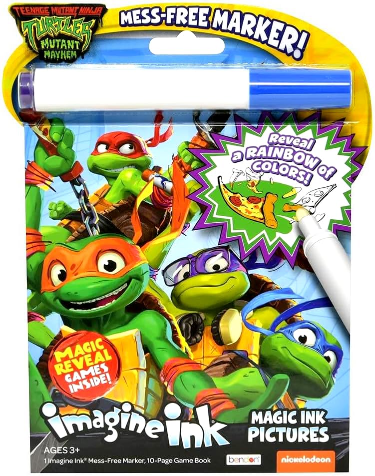 Bendon magic ink coloring book set