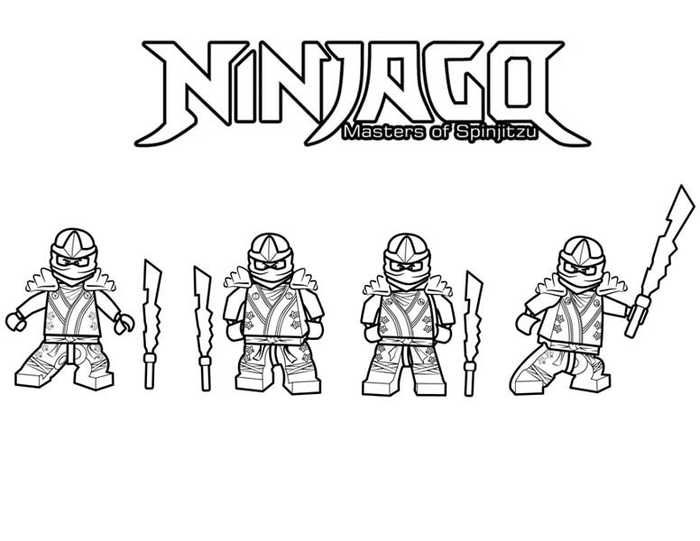Lego ninjago coloring pages pdf to improve your kids coloring skill