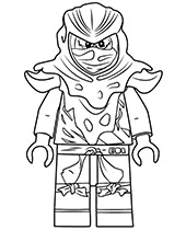Ninjago coloring page samukai