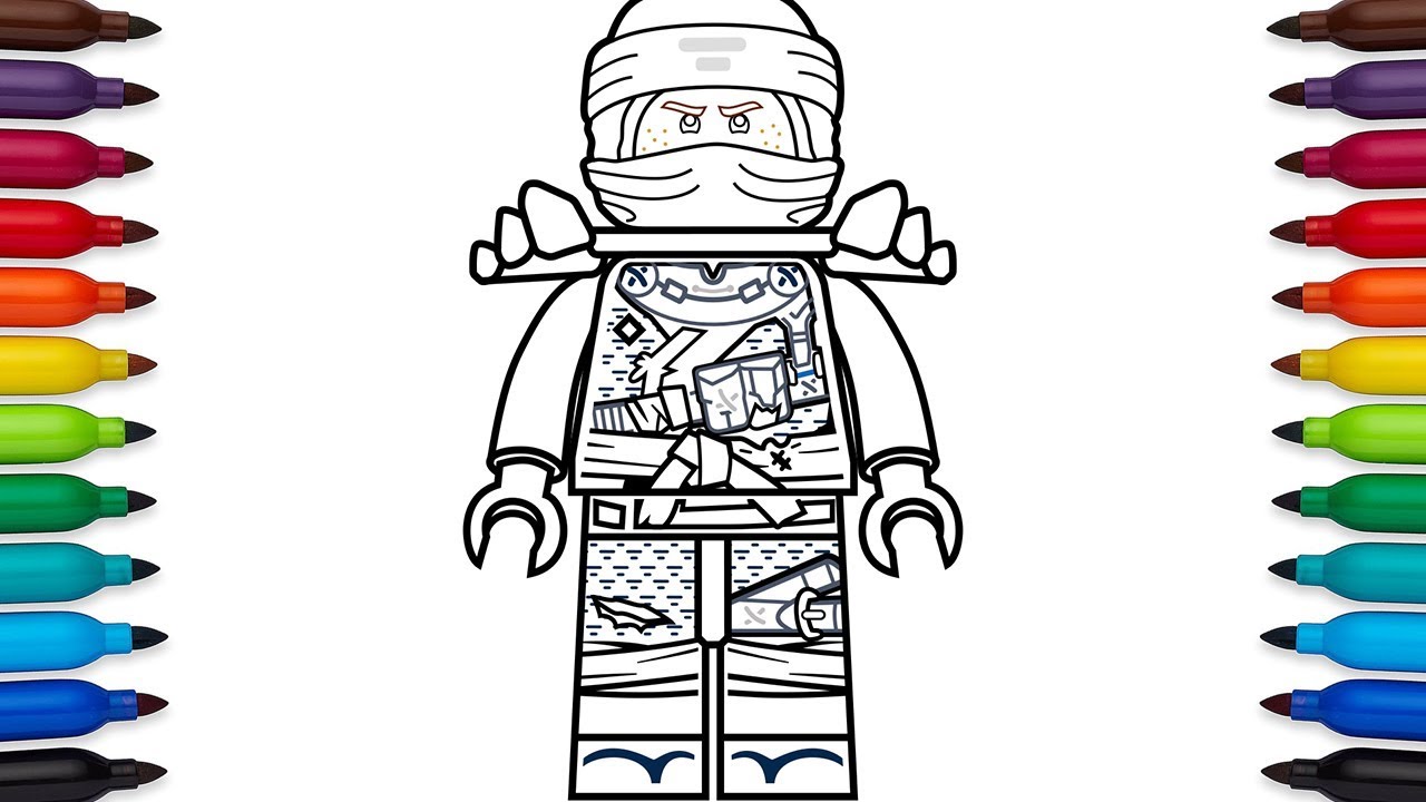 How to draw lego jay from ninjago hunted