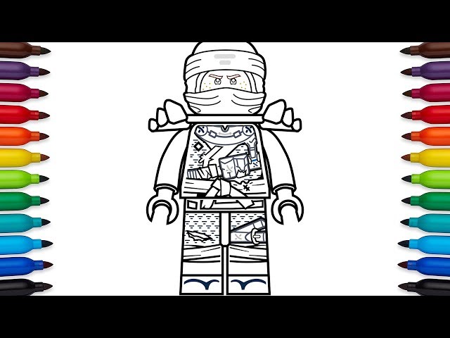 How to draw lego jay from ninjago hunted