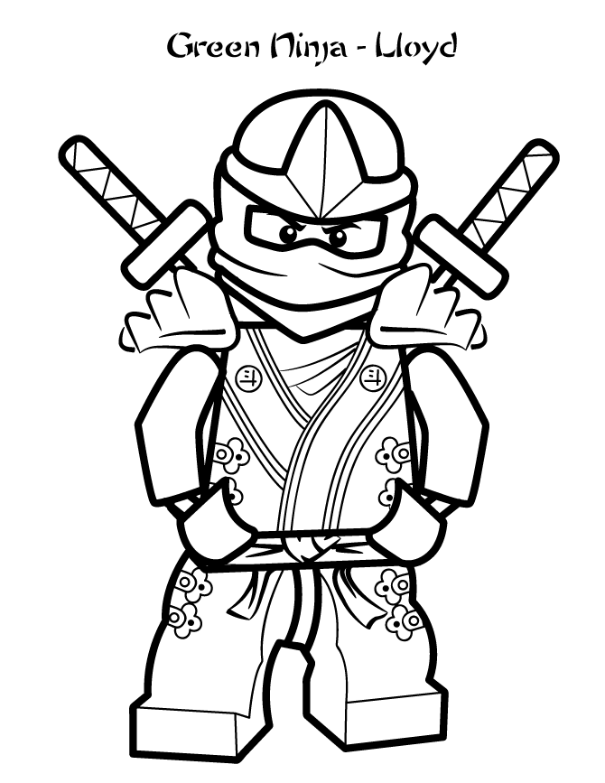 Lego ninjago coloring pages