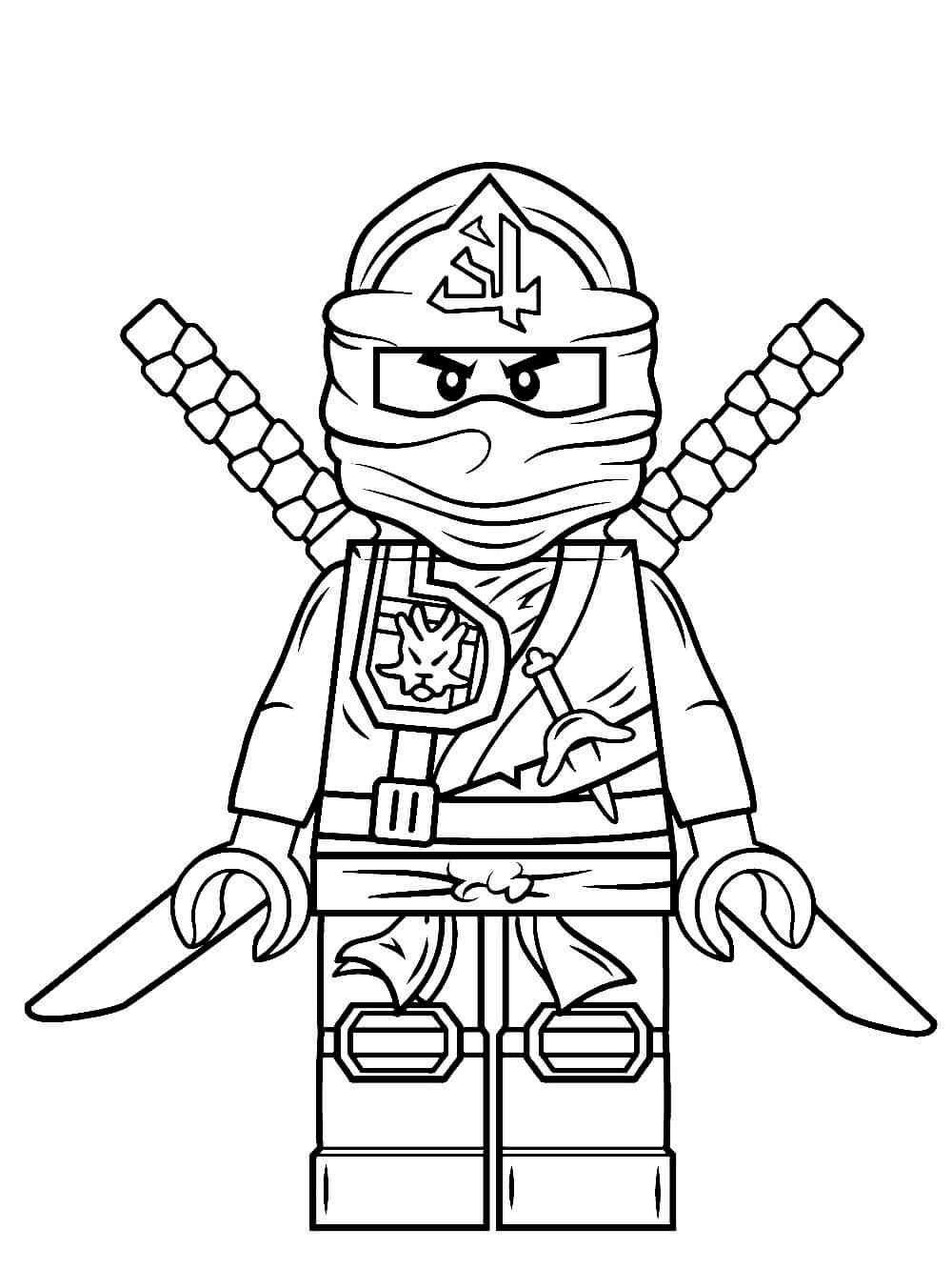 Lego ninjago coloring pages