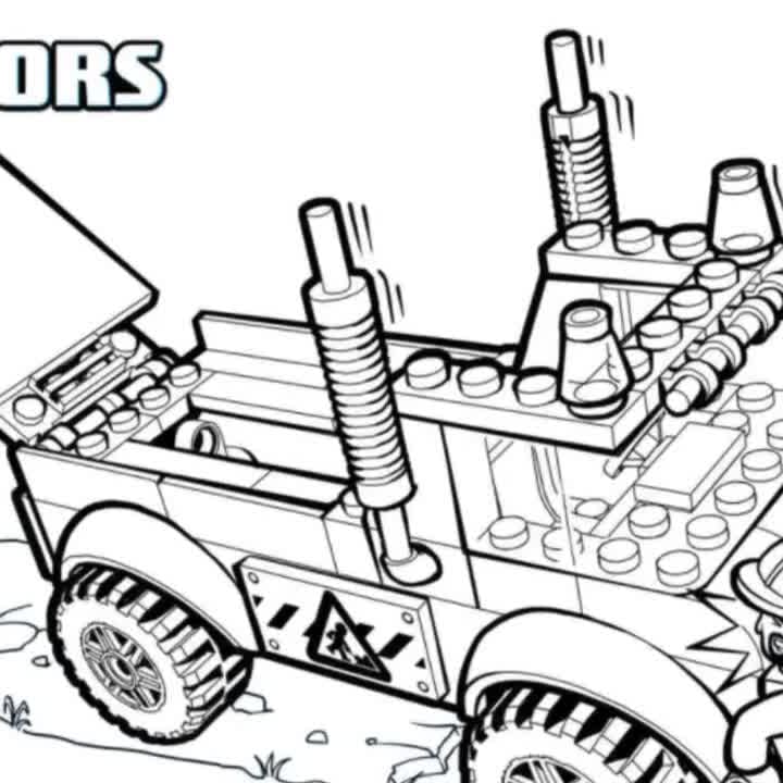 Free printable lego coloring pages