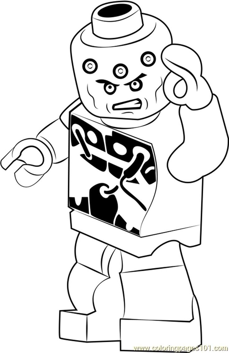 Lego coloring pages pdf for kids