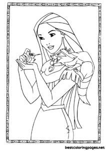 Pocahontas coloring pages