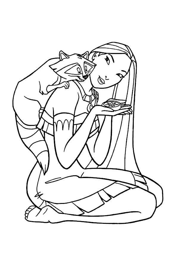 Free printable pocahontas coloring pages for kids pagine da colorare disney libri da colorare disegni principessa disney