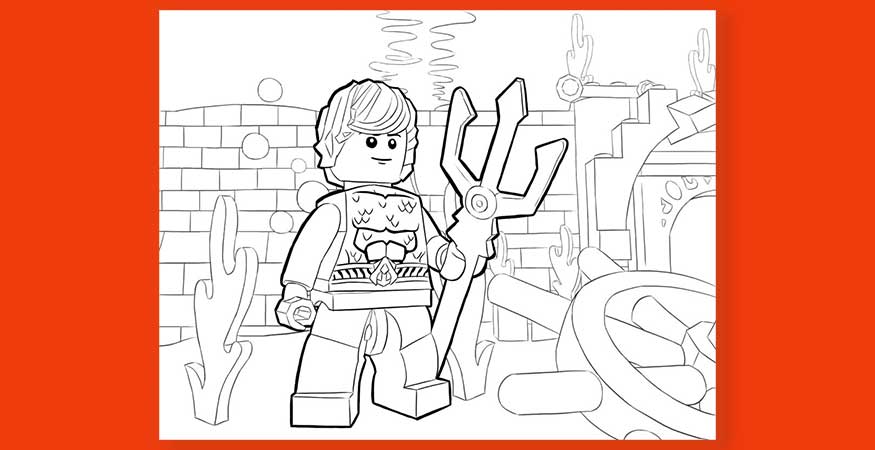 Coloring pages superheros