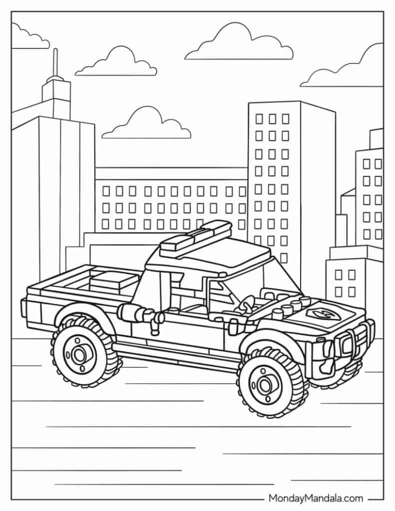 Lego coloring pages free pdf printables