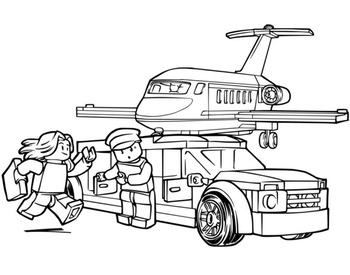 Lego fun in lego city coloring pages by creativity without borders