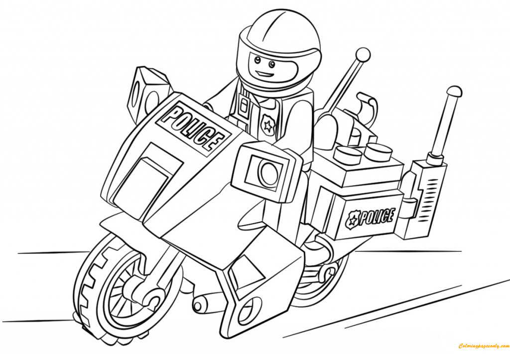 Printable coloring pages lego coloring pages lego coloring lego police