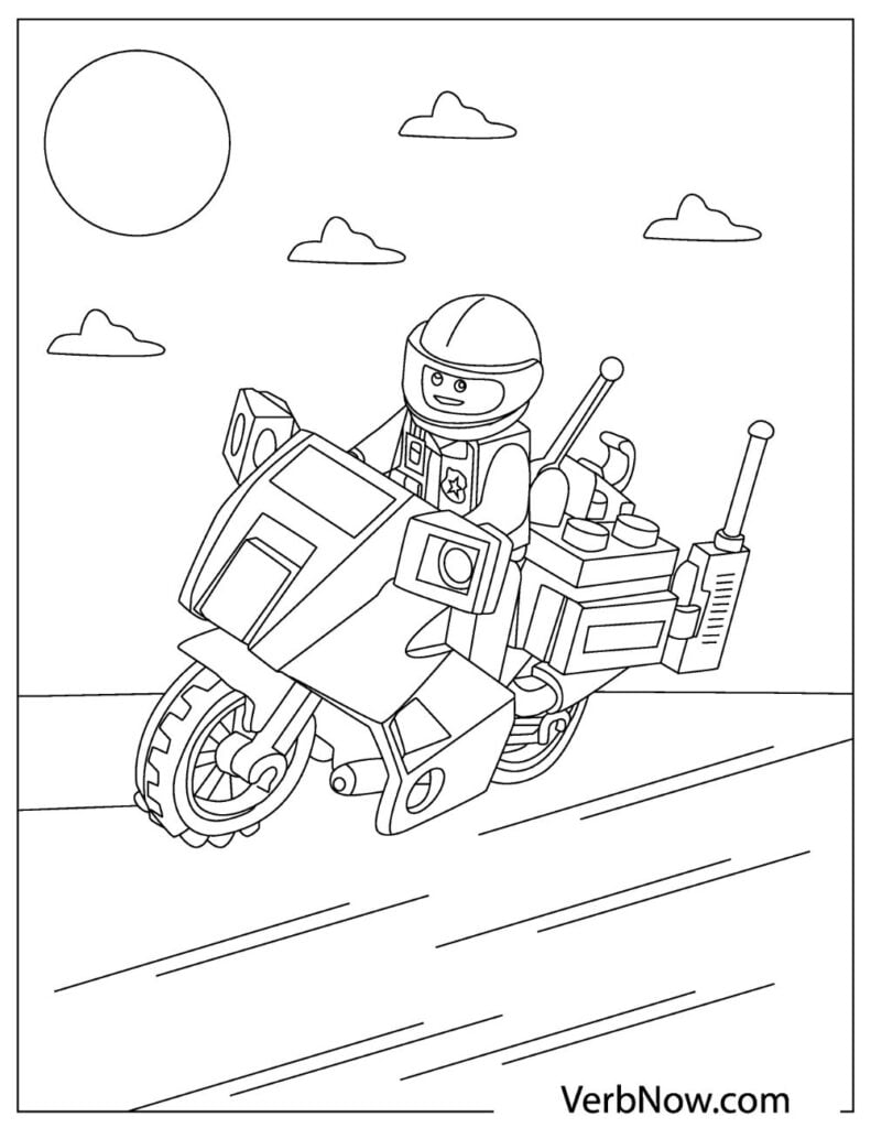 Free lego coloring pages for download printable pdf