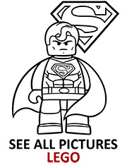 Lego police cars coloring page