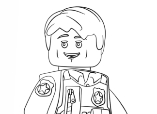 Lego police coloring pages to print and print online