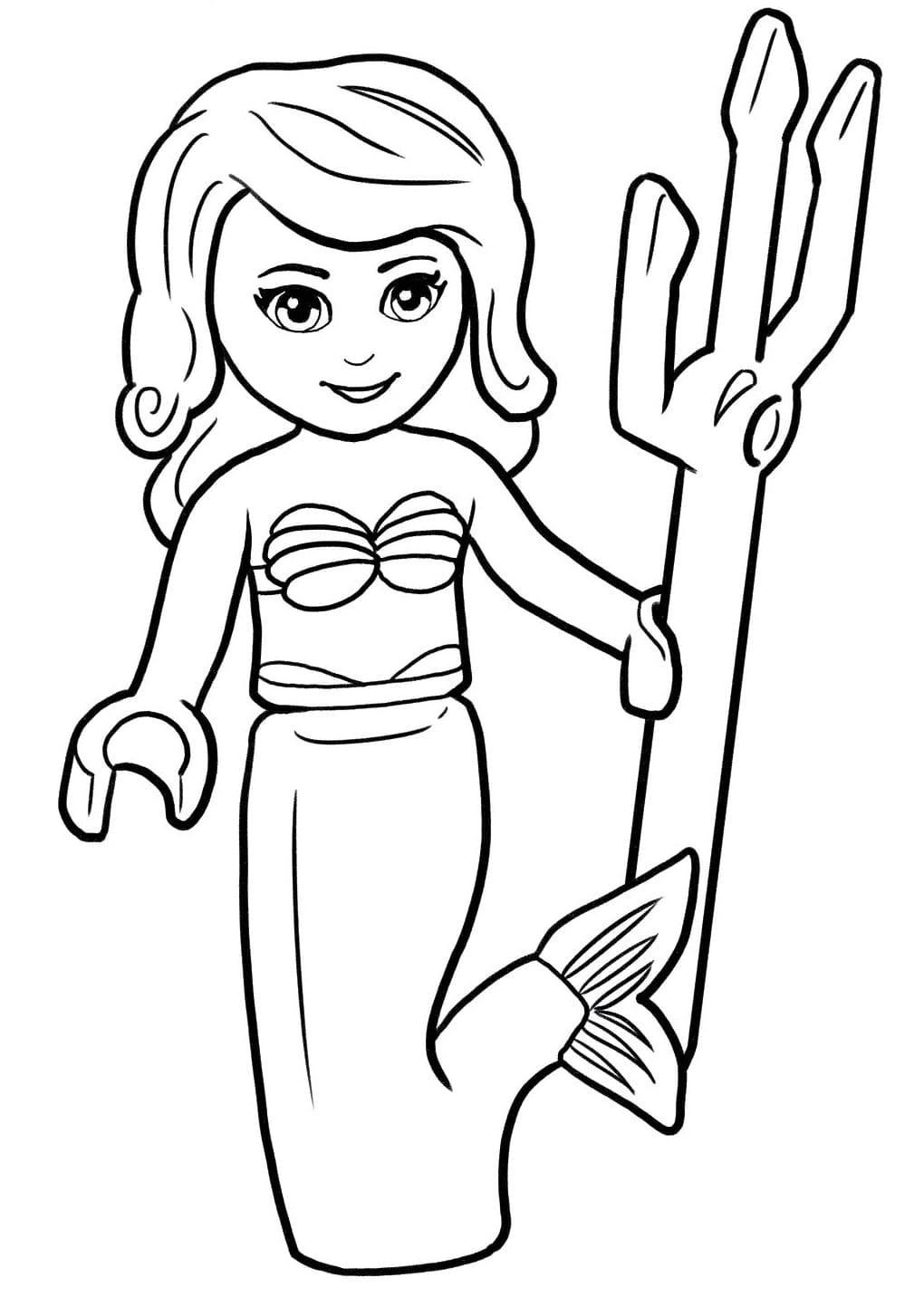 Lego princess coloring pages