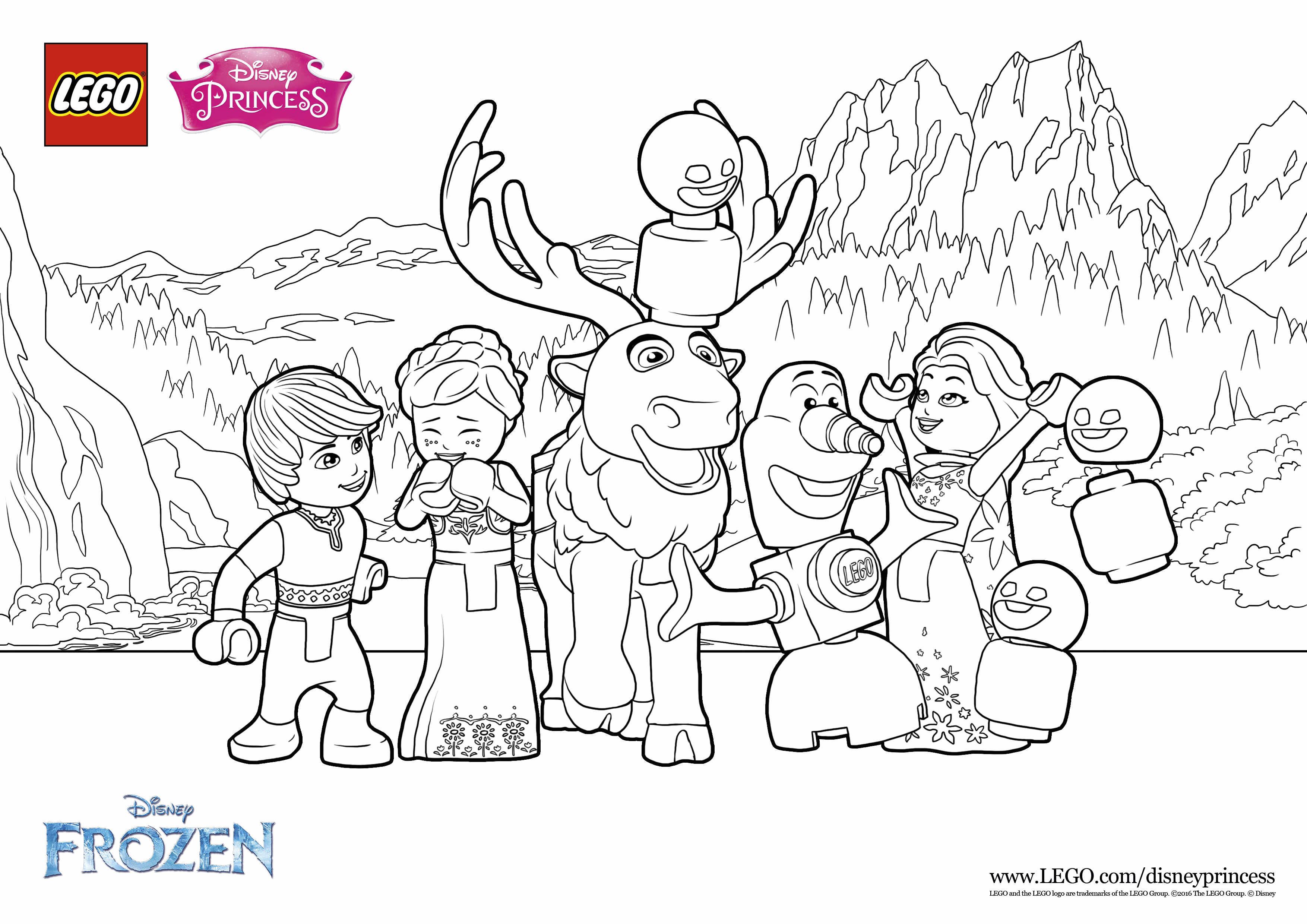 Print the coloring sheet and color in this cute group picture more fun activities on legoâ lego movie coloring pages disney coloring pages lego coloring pages